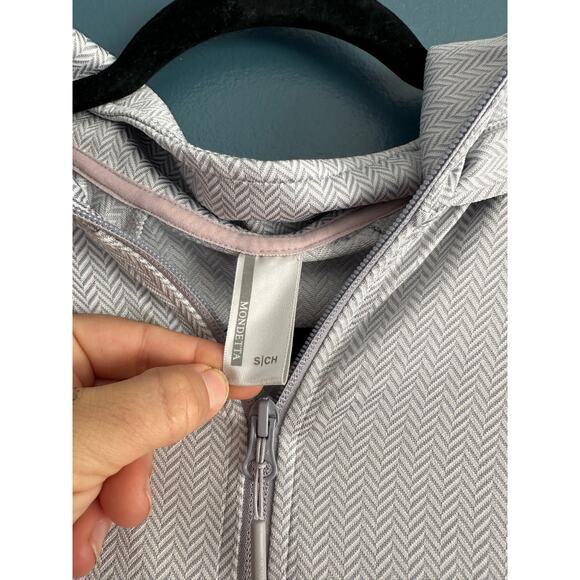 Mondetta Woman's Light Weight White Hooded Jacket Size Small - Picture 4 of 6